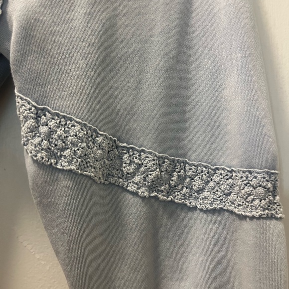 Aerie Lace Detail Oversized Sweatshirt - Picture 5 of 5